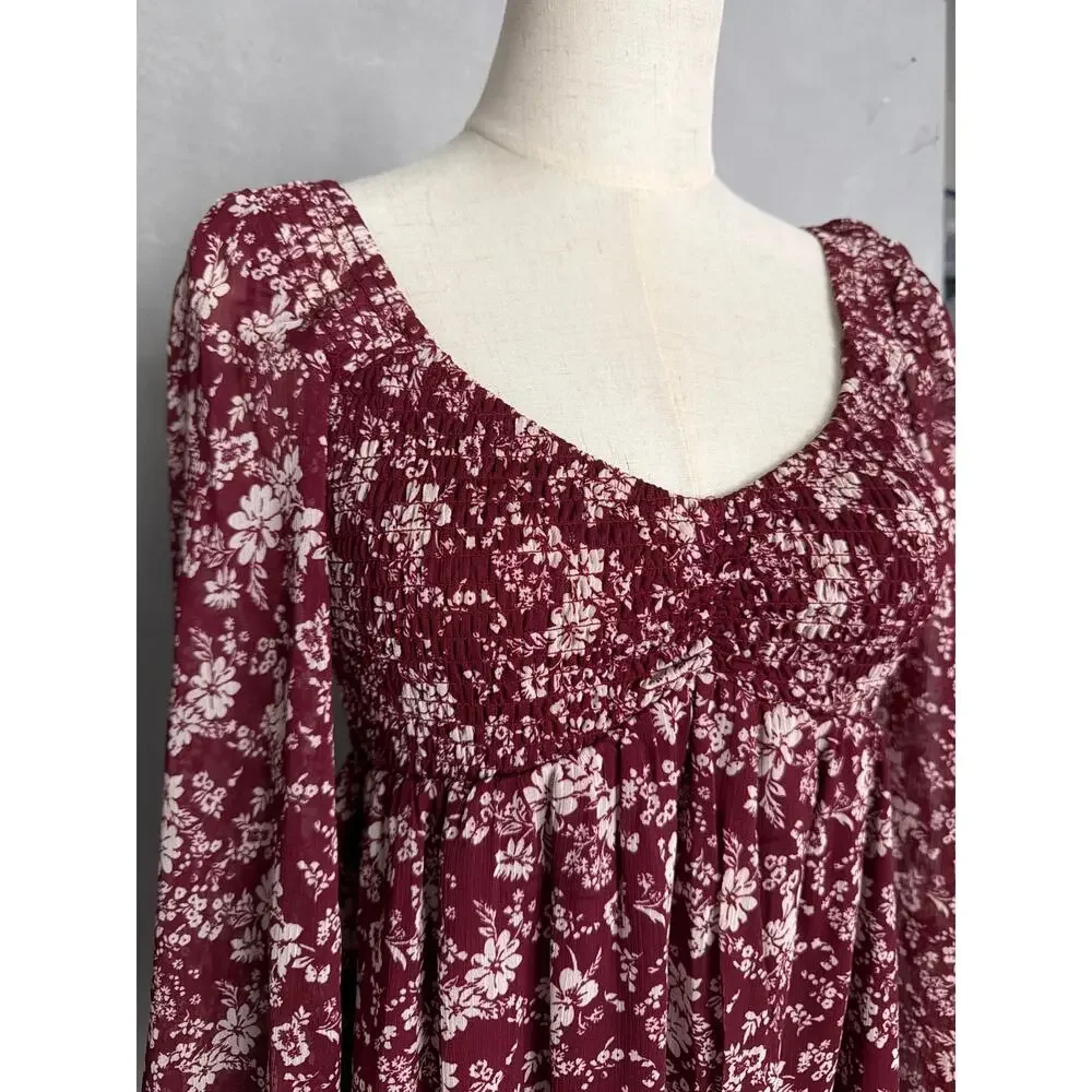 Allison + Kelly Floral V-Neck Dress Junior Girls (Teen/Tweens) Medium NEW